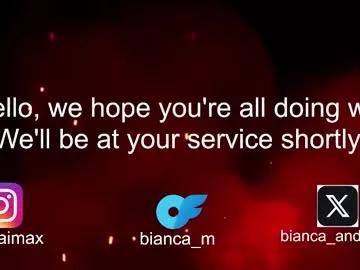 bianca_and_maxwell — bouncing tits(PVT OPEN) sale of videos in biography #cum #bigtits #latina #brunette #squirts [200 tokens left]