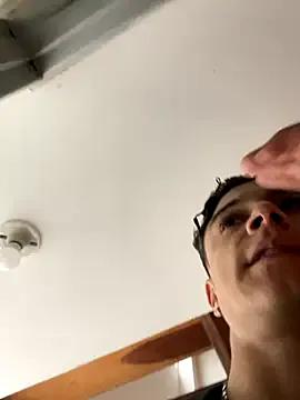 MR_MUSCLE — naked I pull my hard cock and flex